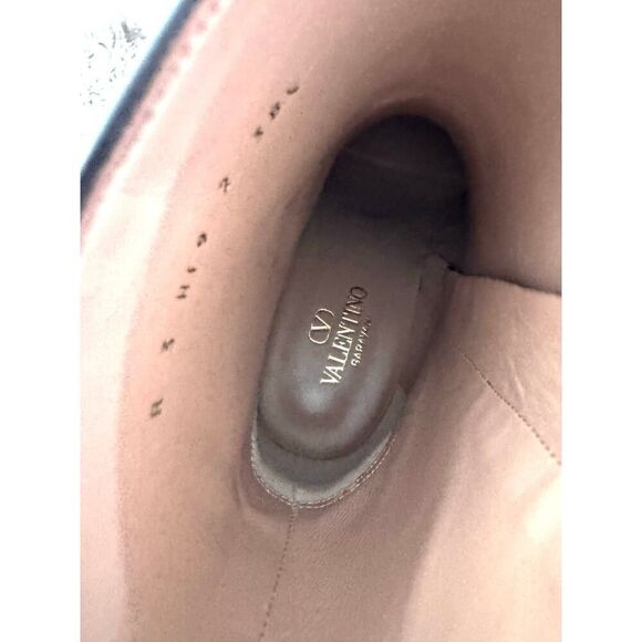 VALENTINO GARAVANI  Rockstud Leather Ankle Boots in black 38.5 - Picture 11 of 12